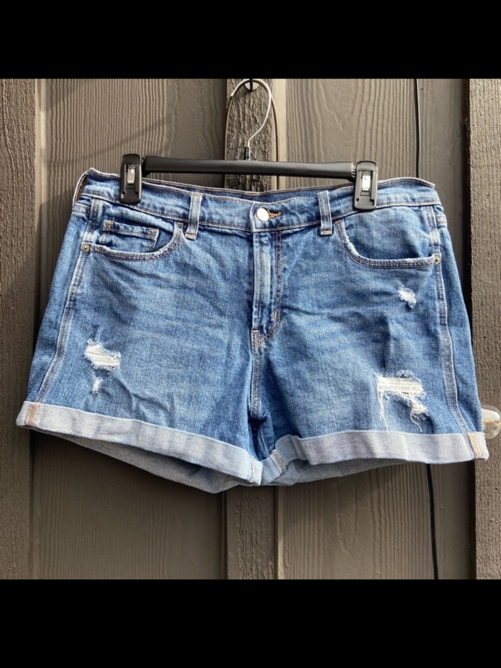 Old Navy Distressed Blue Jean Shorts